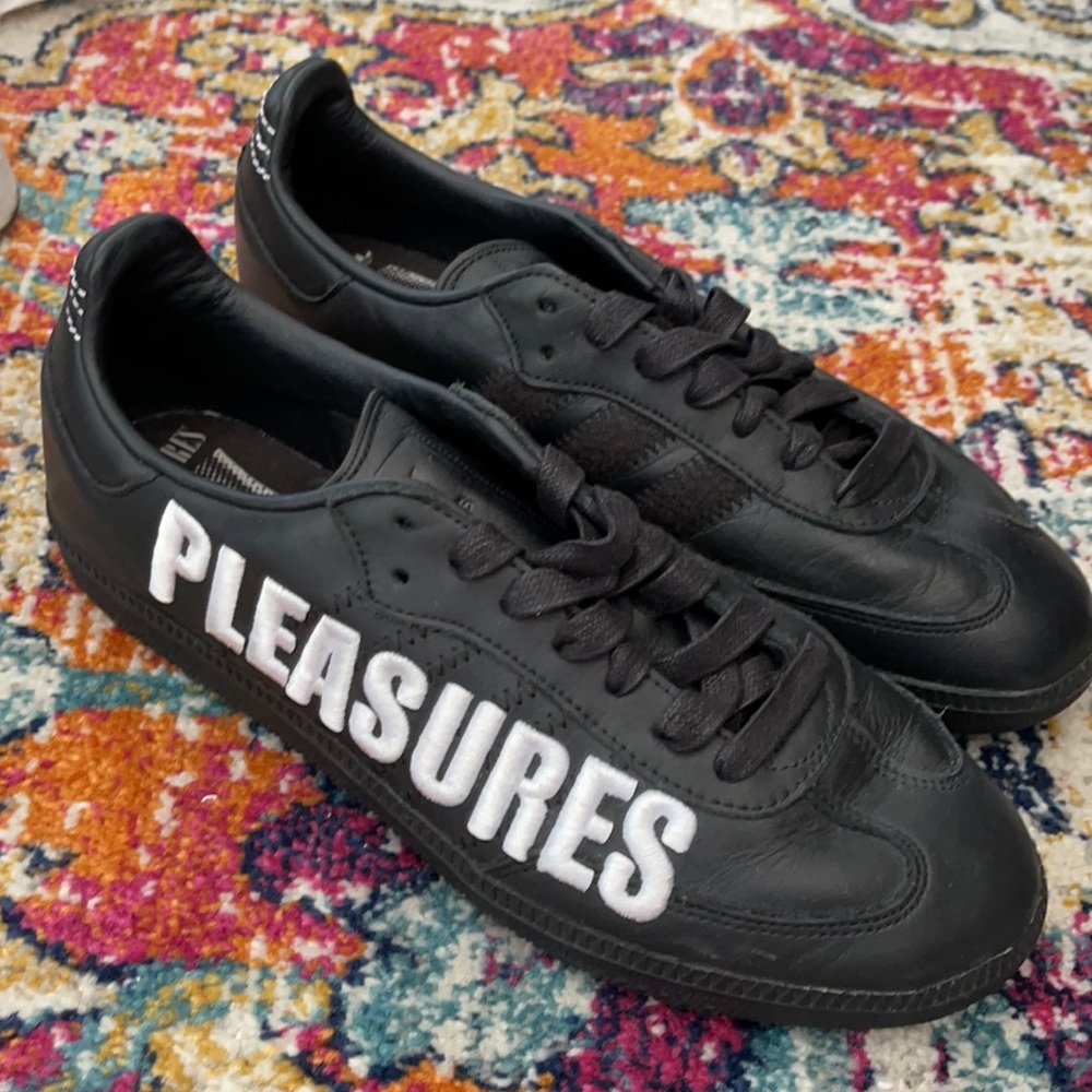 Pleasures x Adidas Sambas